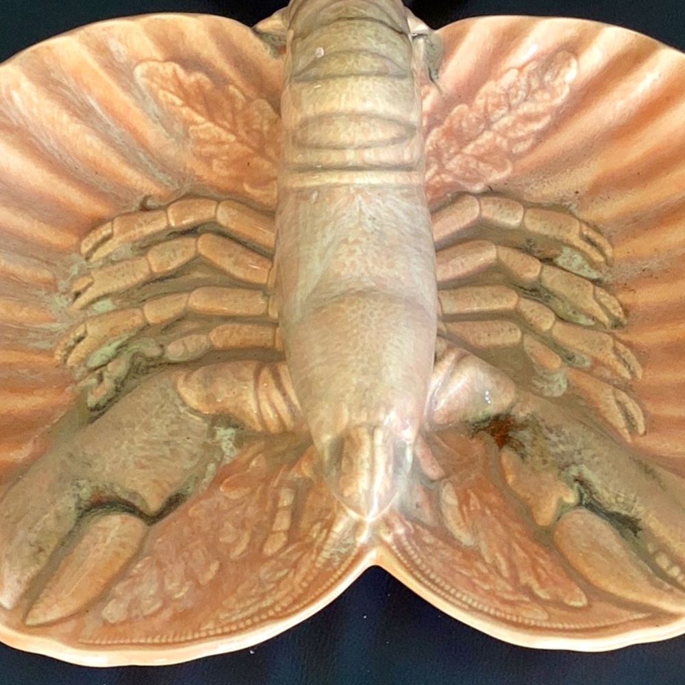 Vintage Lobster Holland Mold Ceramic Serving Dish - Picture 4 of 4